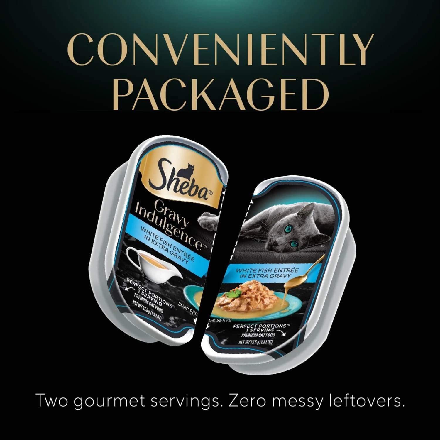 Sheba Gravy Indulgence White Fish Entree In Extra Gravy Grain-Free Adult Wet Cat Food, 2.64-oz Can, Case Of 24 5 Sheba Gravy Indulgence White Fish Entree In Extra Gravy Grain-Free Adult Wet Cat Food, 2.64-oz Can, Case Of 24 - Image 5