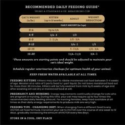 VICTOR Mers Feline Dry Cat Food -Wellness Sales 101791 PT6. AC SS1800 V1677691089