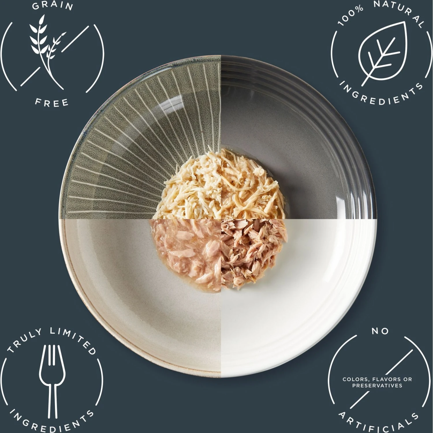 Reveal Natural Fish In Broth Variety Pack Grain-Free Wet Cat Food, 2.47-oz Can, Case Of 8 2 Reveal Natural Fish In Broth Variety Pack Grain-Free Wet Cat Food, 2.47-oz Can, Case Of 8 - Image 2