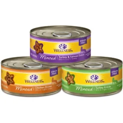 Wellness Complete Health Minced Poultry Pleasers Variety Pack Grain-Free Canned Cat Food