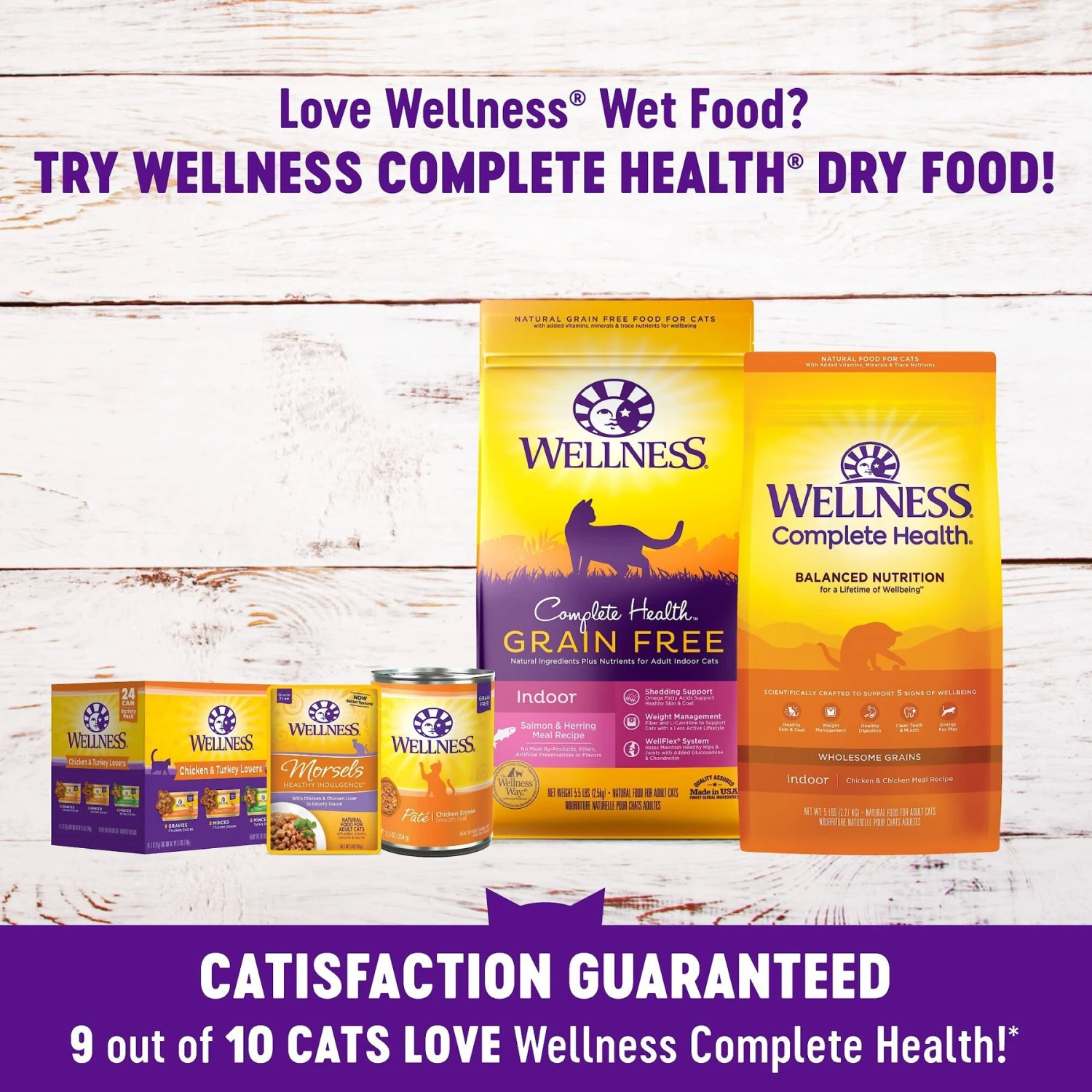 Wellness Complete Health Minced Poultry Pleasers Variety Pack Grain-Free Canned Cat Food 9 Wellness Complete Health Minced Poultry Pleasers Variety Pack Grain-Free Canned Cat Food - Image 9