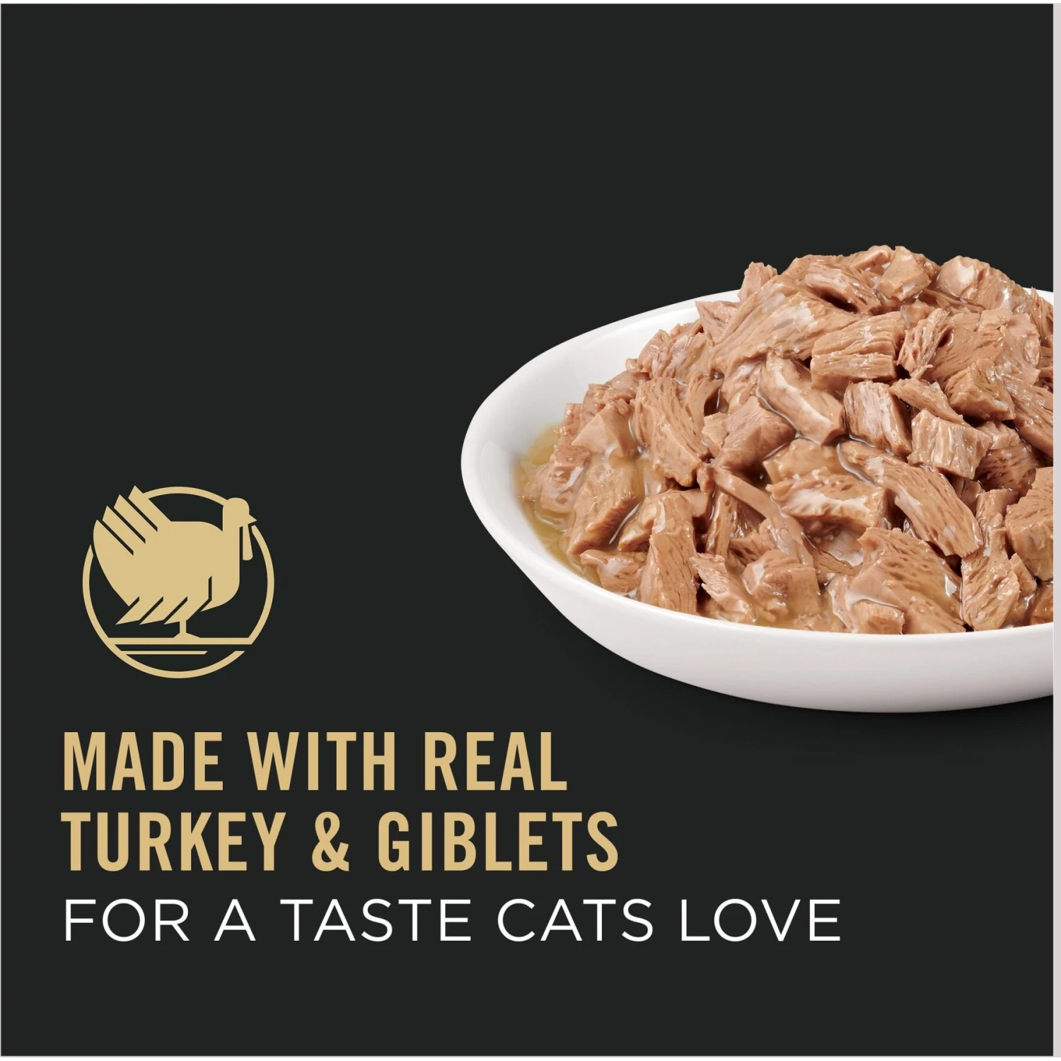 Purina Pro Plan Adult Turkey & Giblets Entree In Gravy Canned Cat Food 3 Purina Pro Plan Adult Turkey & Giblets Entree In Gravy Canned Cat Food - Image 3