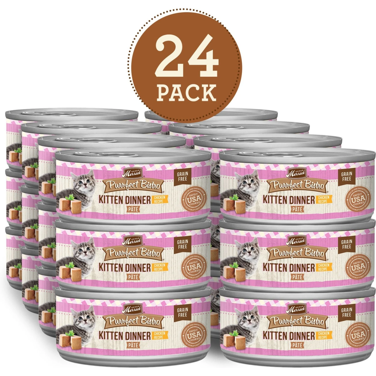 Merrick Purrfect Bistro Kitten Dinner Grain-Free Canned Cat Food 2 Merrick Purrfect Bistro Kitten Dinner Grain-Free Canned Cat Food - Image 2