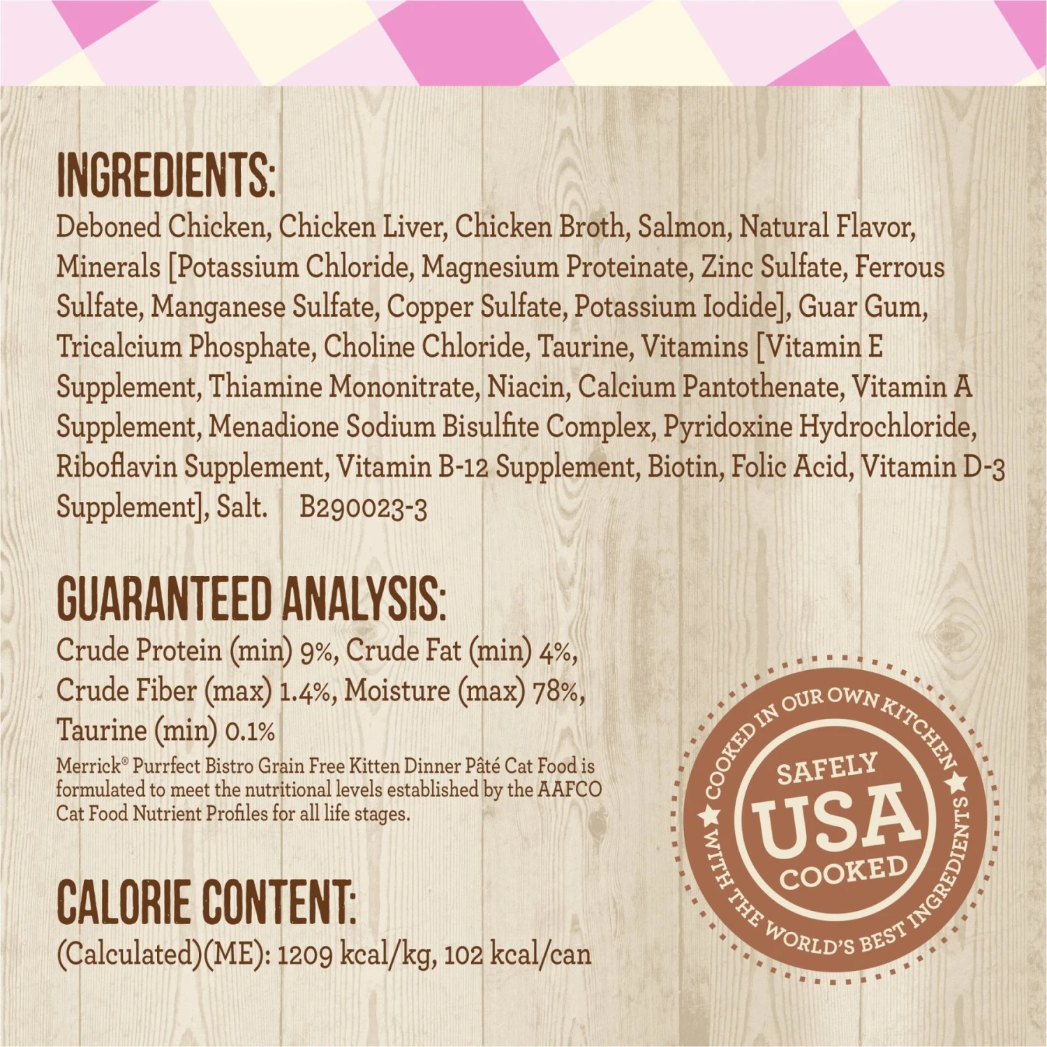 Merrick Purrfect Bistro Kitten Dinner Grain-Free Canned Cat Food 6 Merrick Purrfect Bistro Kitten Dinner Grain-Free Canned Cat Food - Image 6