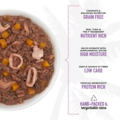Tiki Cat Aloha Friends Tuna With Calamari & Pumpkin Grain-Free Wet Cat Food -Wellness Sales 102909 PT4. AC SS1800 V1650468691