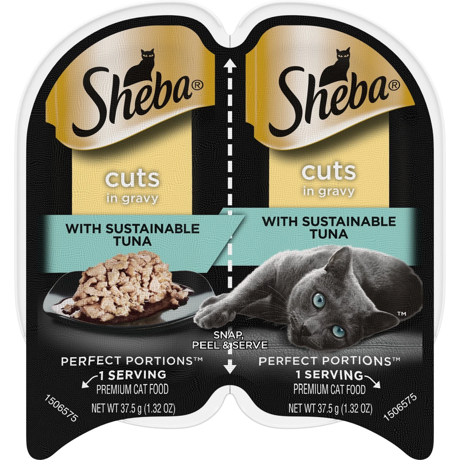 Sheba Perfect Portions Grain-Free Sustainable Tuna Cuts In Gravy Entree Adult Wet Cat Food Trays 1 Sheba Perfect Portions Grain-Free Sustainable Tuna Cuts In Gravy Entree Adult Wet Cat Food Trays