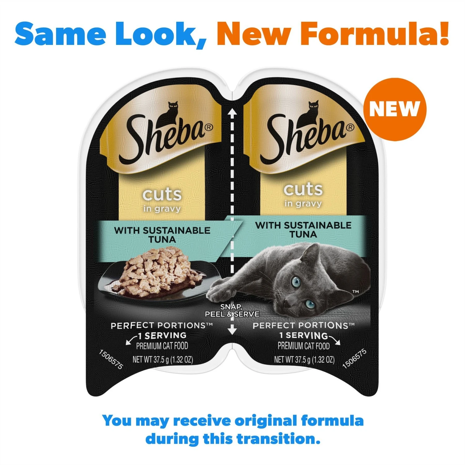 Sheba Perfect Portions Grain-Free Sustainable Tuna Cuts In Gravy Entree Adult Wet Cat Food Trays 2 Sheba Perfect Portions Grain-Free Sustainable Tuna Cuts In Gravy Entree Adult Wet Cat Food Trays - Image 2