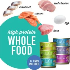 Tiki Cat Luau Variety Pack Grain-Free Canned Cat Food -Wellness Sales 105265 PT4. AC SS1800 V1702329239