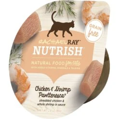 Rachael Ray Nutrish Chicken & Shrimp Pawttenesca Natural Grain-Free Wet Cat Food