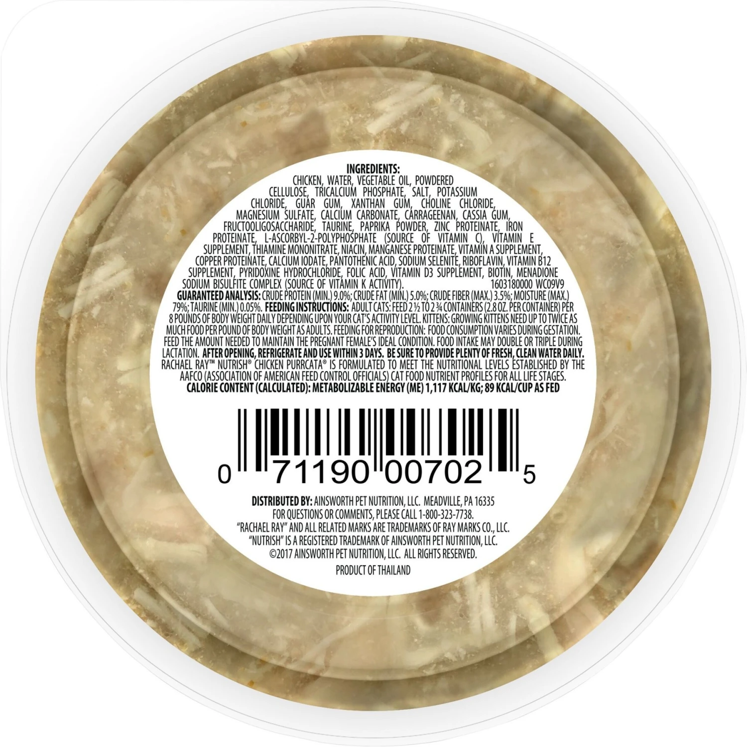 Rachael Ray Nutrish Chicken Purrcata Natural Grain-Free Wet Cat Food 2 Rachael Ray Nutrish Chicken Purrcata Natural Grain-Free Wet Cat Food - Image 2