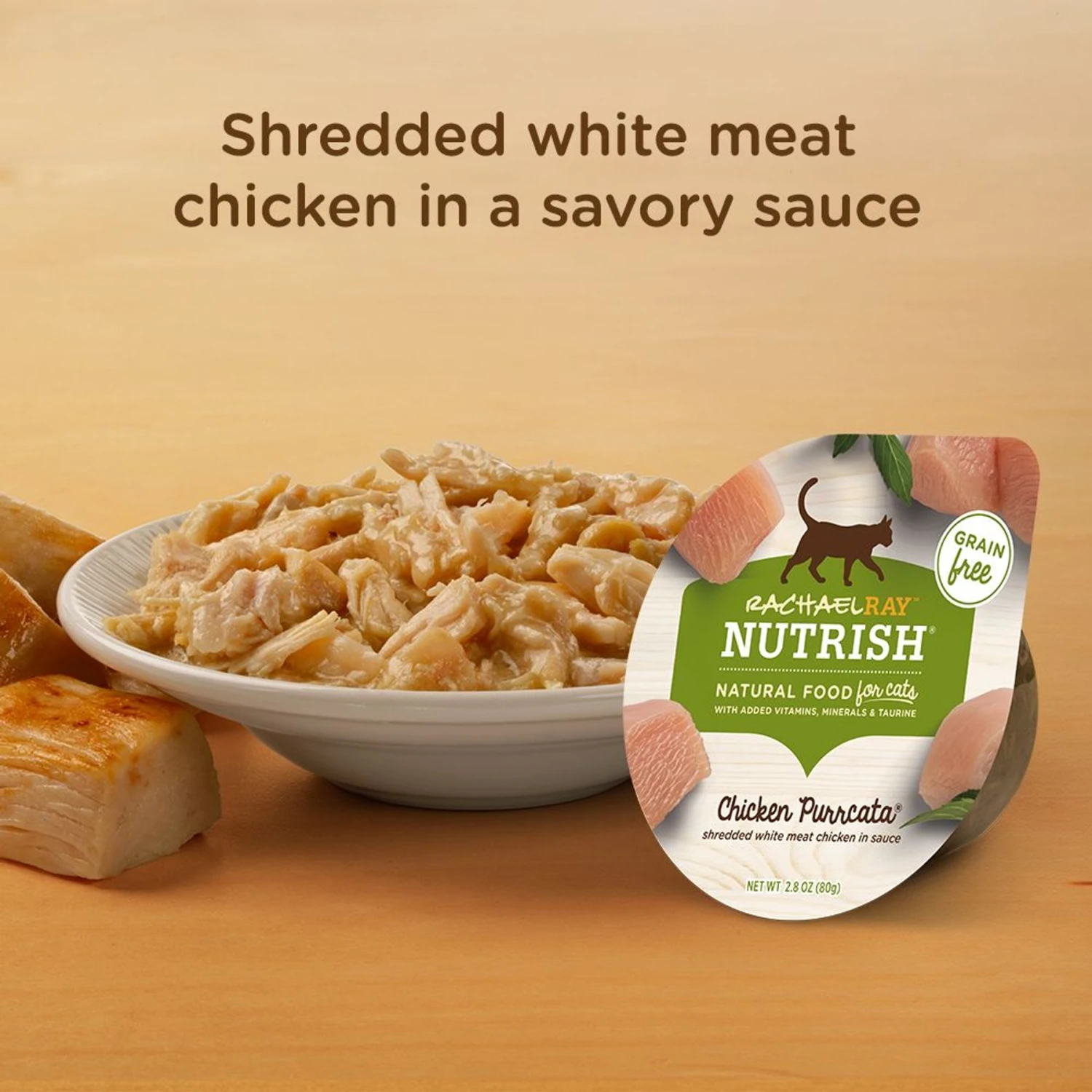 Rachael Ray Nutrish Chicken Purrcata Natural Grain-Free Wet Cat Food 3 Rachael Ray Nutrish Chicken Purrcata Natural Grain-Free Wet Cat Food - Image 3