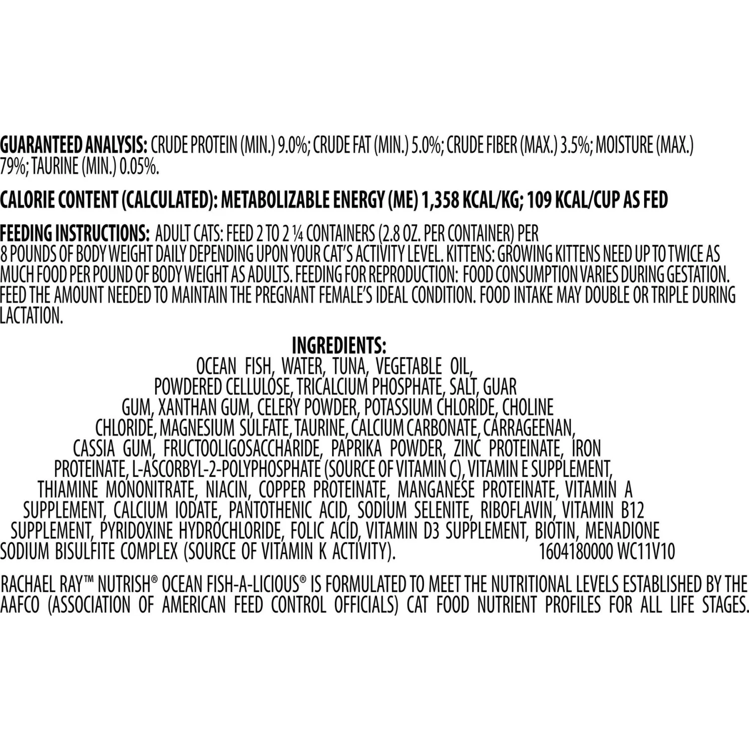 Rachael Ray Nutrish Ocean Fish-A-Licious Natural Grain-Free Wet Cat Food 7 Rachael Ray Nutrish Ocean Fish-A-Licious Natural Grain-Free Wet Cat Food - Image 7