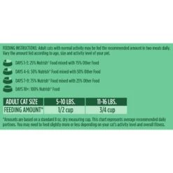 Rachael Ray Nutrish Indoor Complete Chicken With Lentils & Salmon Recipe Natural Dry Cat Food -Wellness Sales 108512 PT8. AC SS1800 V1691762368