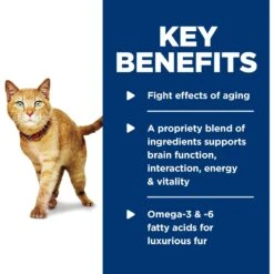 Hill's Science Diet Adult 7+ Senior Vitality Chicken & Vegetable Stew Canned Cat Food 12 Hill's Science Diet Adult 7+ Senior Vitality Chicken & Vegetable Stew Canned Cat Food -Wellness Sales 109371 PT5. AC SS1800 V1597967223