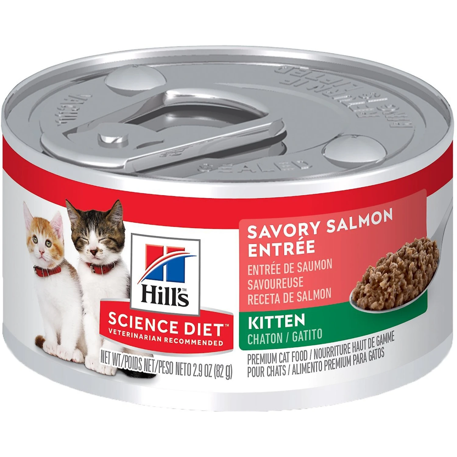 Hill's Science Diet Kitten Savory Salmon Entree Canned Cat Food 1 Hill's Science Diet Kitten Savory Salmon Entree Canned Cat Food