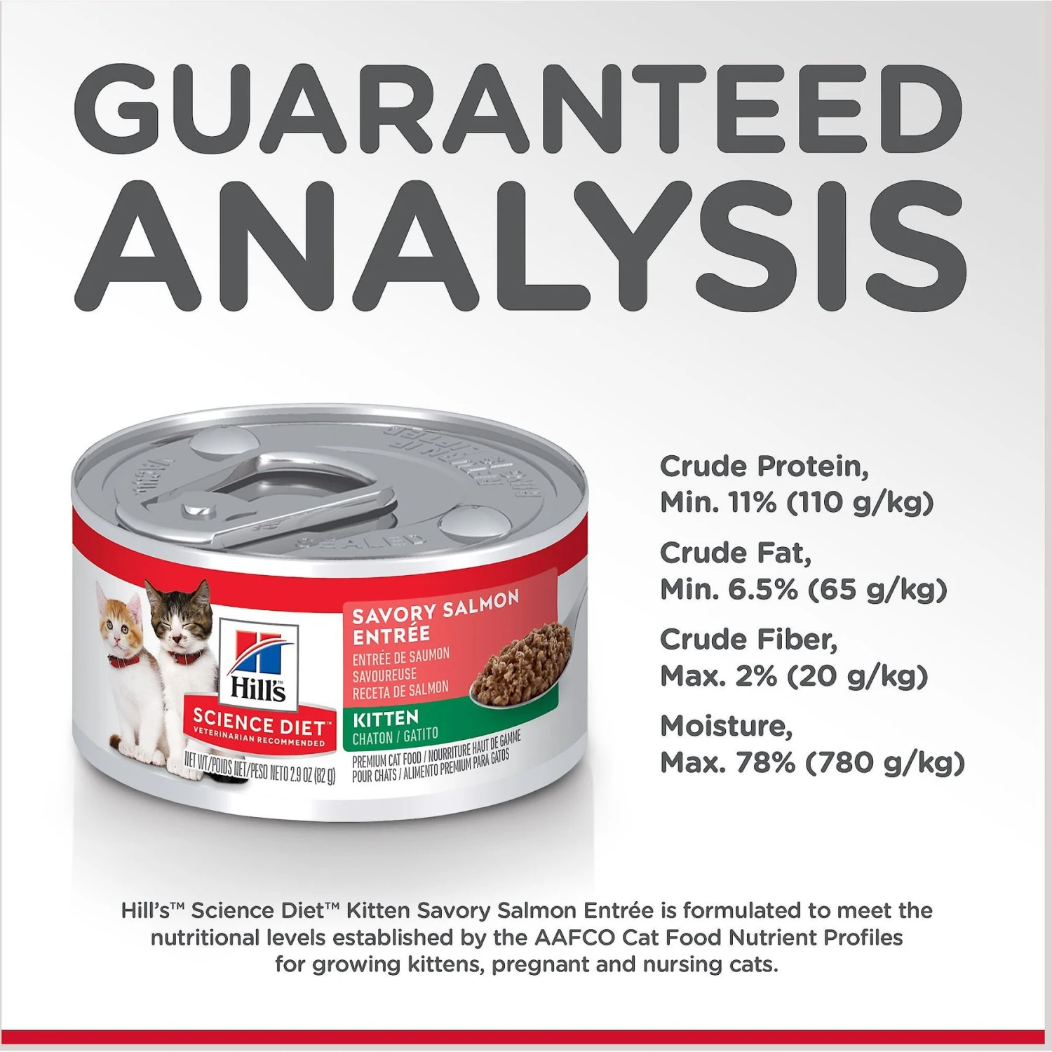 Hill's Science Diet Kitten Savory Salmon Entree Canned Cat Food 7 Hill's Science Diet Kitten Savory Salmon Entree Canned Cat Food - Image 7