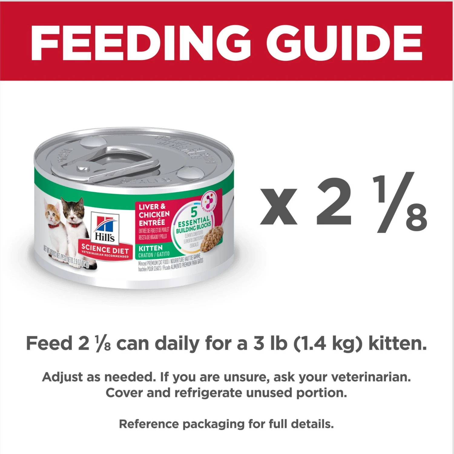 Hill's Science Diet Kitten Liver & Chicken Entree Canned Cat Food 8 Hill's Science Diet Kitten Liver & Chicken Entree Canned Cat Food - Image 8