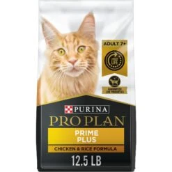 Purina Pro Plan Prime Plus Adult 7+ Chicken & Rice Formula Dry Cat Food