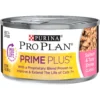 Purina Pro Plan Prime Plus Adult 7+ Salmon & Tuna Entree Classic Canned Cat Food, 3-oz Can, Case Of 24