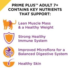 Purina Pro Plan Prime Plus Adult 7+ Salmon & Tuna Entree Classic Canned Cat Food, 3-oz Can, Case Of 24 14 Purina Pro Plan Prime Plus Adult 7+ Salmon & Tuna Entree Classic Canned Cat Food, 3-oz Can, Case Of 24 -Wellness Sales 111107 PT5. AC SS1800 V1585863095