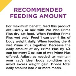 Purina Pro Plan Prime Plus Adult 7+ Salmon & Tuna Entree Classic Canned Cat Food, 3-oz Can, Case Of 24 17 Purina Pro Plan Prime Plus Adult 7+ Salmon & Tuna Entree Classic Canned Cat Food, 3-oz Can, Case Of 24 -Wellness Sales 111107 PT8. AC SS1800 V1585863081