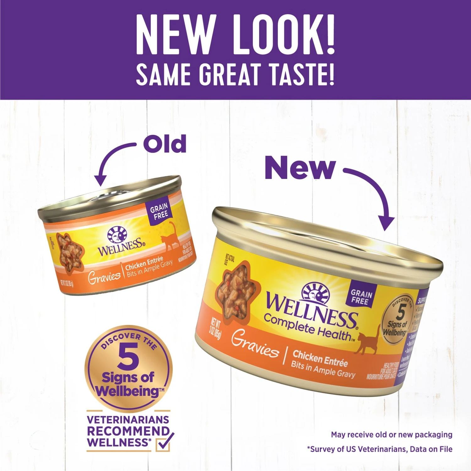 Wellness Natural Grain-Free Gravies Chicken Entrée Canned Cat Food 2 Wellness Natural Grain-Free Gravies Chicken Entrée Canned Cat Food - Image 2