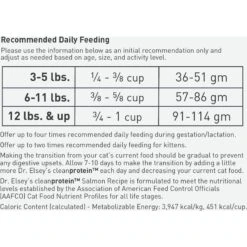 Dr. Elsey's Cleanprotein Salmon Kibble Cat Dry Food -Wellness Sales 119084 PT6. AC SS1800 V1701368776