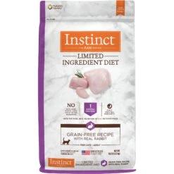 Instinct Limited Ingredient Diet Grain-Free Recipe With Real Rabbit Freeze-Dried Raw Coated Dry Cat Food