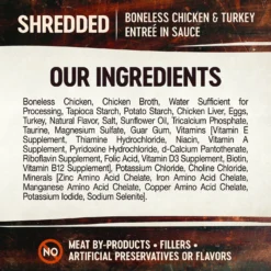 Wellness CORE Signature Selects Shredded Boneless Chicken & Turkey Entree In Sauce Grain-Free Natural Canned Cat Food -Wellness Sales 119859 PT6. AC SS1800 V1621988908
