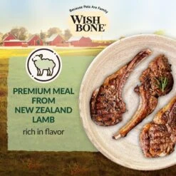 Wishbone Pasture New Zealand Lamb Grain-Free Complete Cat Health Dry Cat Food -Wellness Sales 124079 PT2. AC SS1800 V1702503088