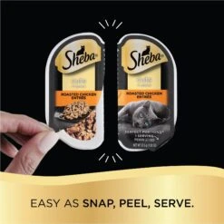 Sheba Perfect Portions Grain-Free Roasted Chicken, Gourmet Salmon & Tender Turkey Cuts In Gravy Variety Pack Adult Wet Cat Food Trays -Wellness Sales 124882 PT2. AC SS1800 V1658205899