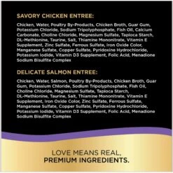 Sheba Perfect Portions Chicken & Salmon Pate Entree Variety Pack Adult Wet Cat Food Trays -Wellness Sales 126370 PT6. AC SS1800 V1672952431