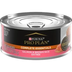 Purina Pro Plan Complete Essentials Adult Salmon & Brown Rice Entree Classic Canned Cat Food
