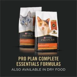 Purina Pro Plan Complete Essentials Adult Salmon & Brown Rice Entree Classic Canned Cat Food -Wellness Sales 127619 PT5. AC SS1800 V1643844434