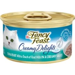 Fancy Feast Creamy Delights Tuna Feast In A Creamy Sauce Canned Cat Food