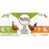 Nutro Perfect Portions Grain-Free Real Turkey & Real Chicken Cuts In Gravy Recipe Variety Pack Adult Wet Cat Food Trays