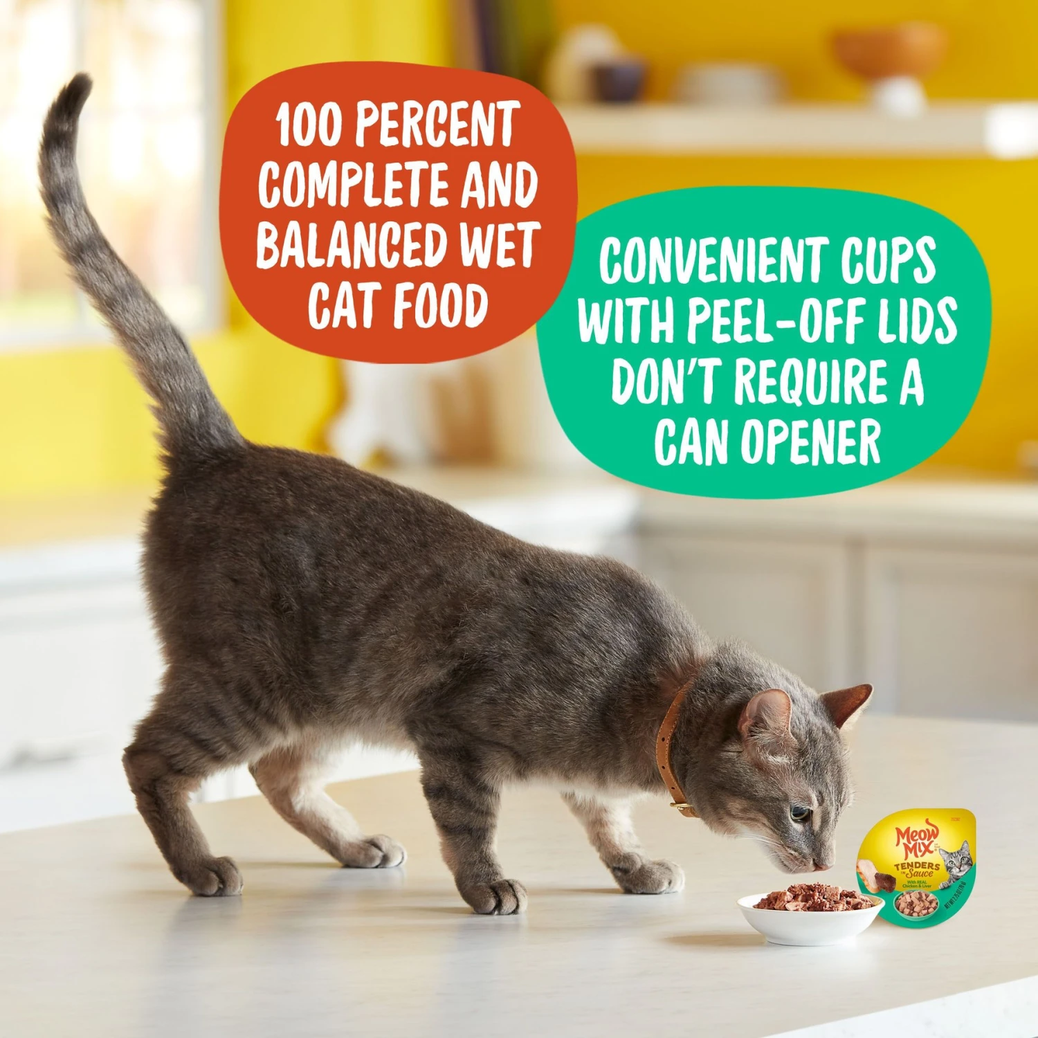 Meow Mix Tenders In Sauce With Real Chicken & Liver Wet Cat Food 6 Meow Mix Tenders In Sauce With Real Chicken & Liver Wet Cat Food - Image 6