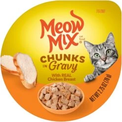 Meow Mix Chunks In Gravy With Real Chicken Breast Wet Cat Food
