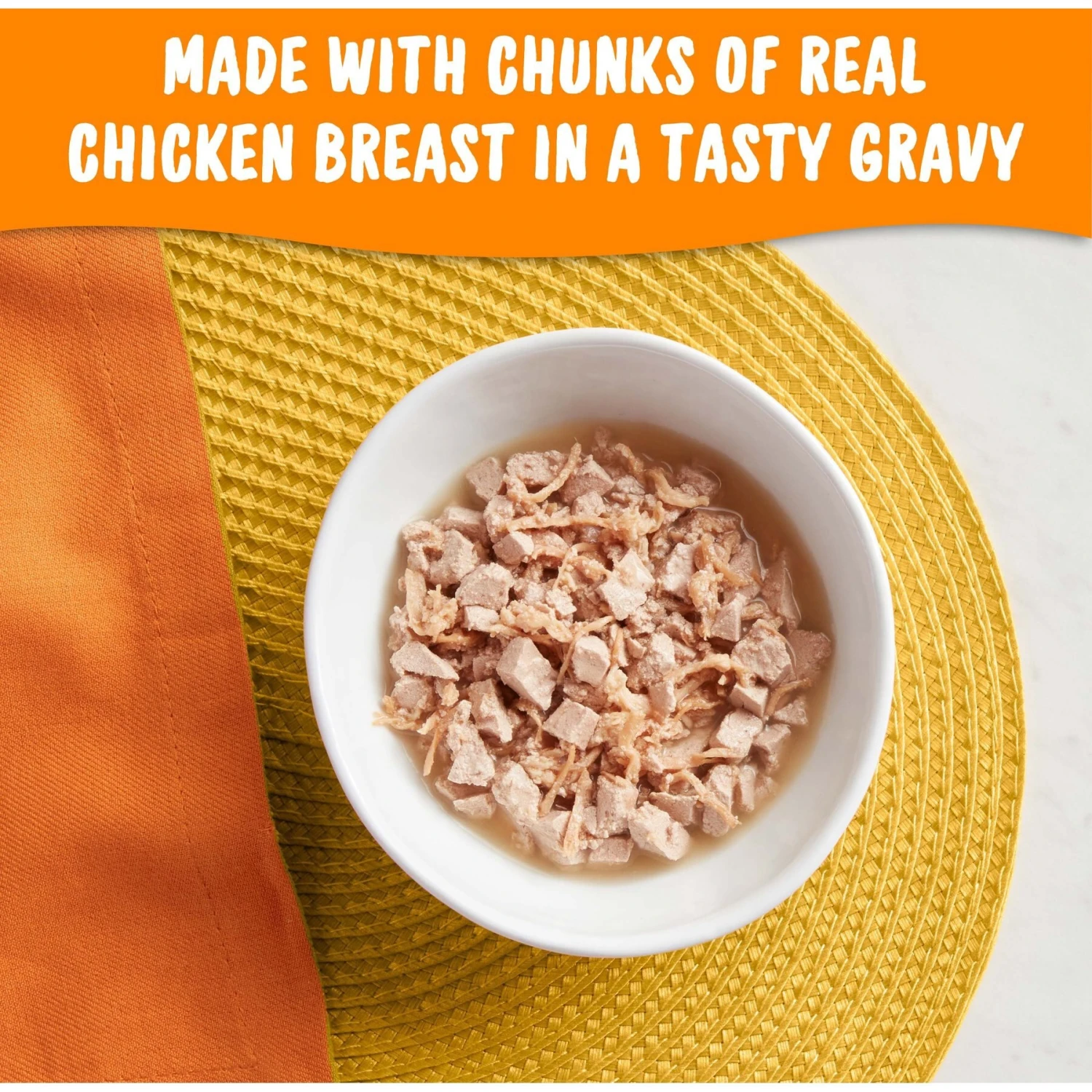 Meow Mix Chunks In Gravy With Real Chicken Breast Wet Cat Food 5 Meow Mix Chunks In Gravy With Real Chicken Breast Wet Cat Food - Image 5