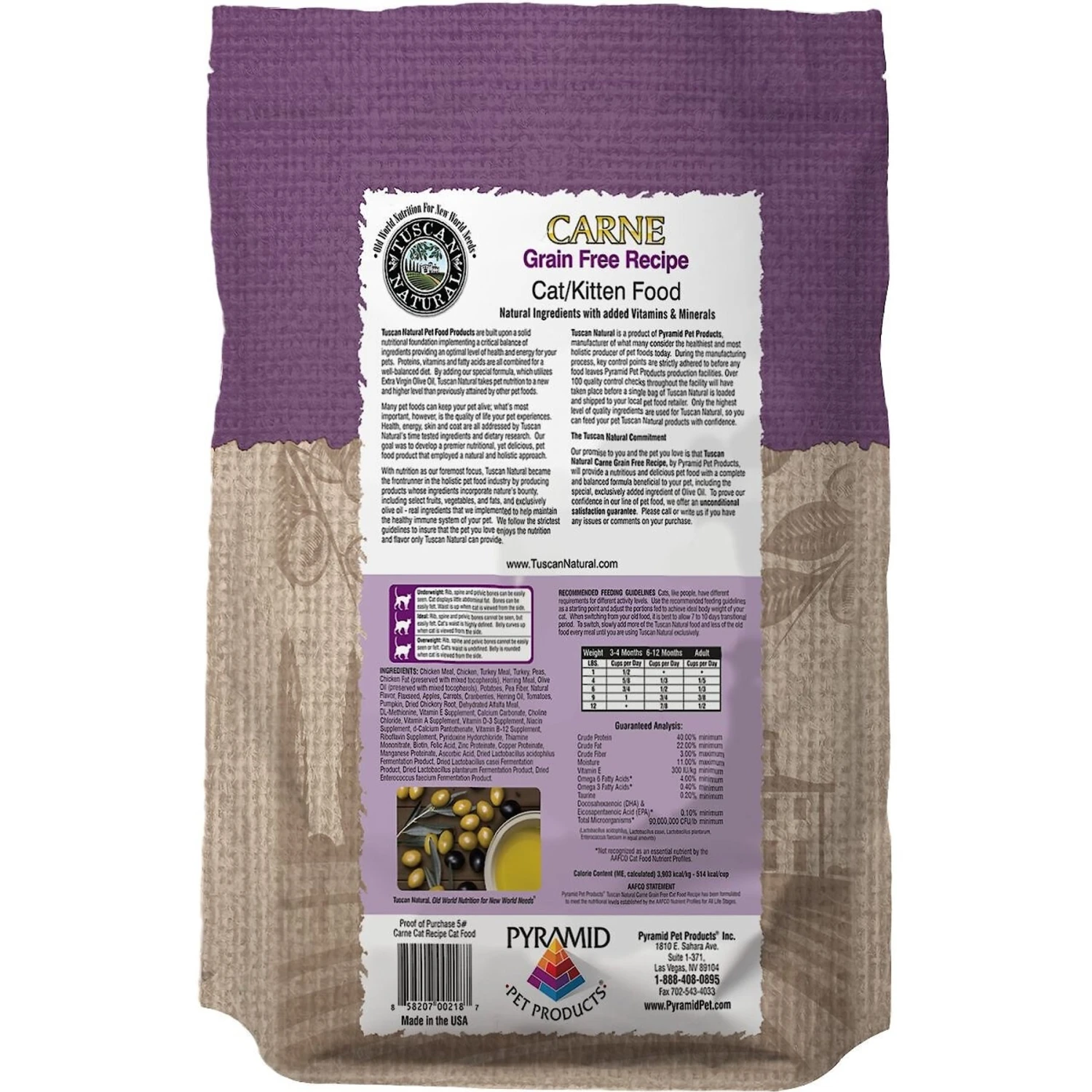 Tuscan Natural Carne Grain-Free Dry Cat Food 2 Tuscan Natural Carne Grain-Free Dry Cat Food - Image 2