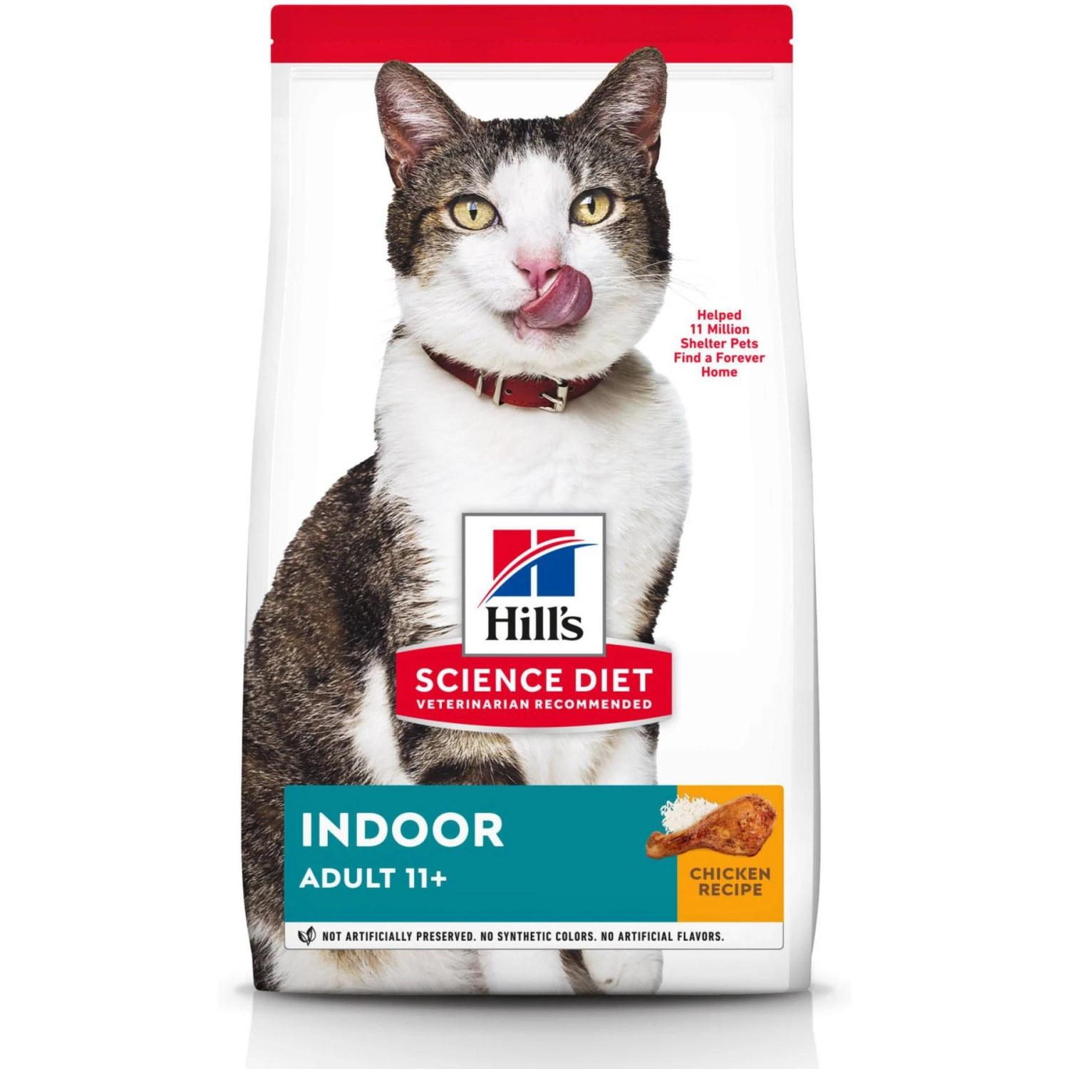 Hill's Science Diet Adult 11+ Indoor Age Defying Dry Cat Food 1 Hill's Science Diet Adult 11+ Indoor Age Defying Dry Cat Food