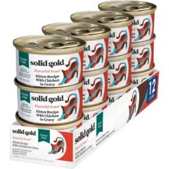 Solid Gold Flavorful Feast Kitten Recipe With Chicken Pate Grain-Free Canned Cat Food