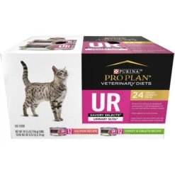 Purina Pro Plan Veterinary Diets UR Urinary St/Ox Savory Selects Variety Pack Wet Cat Food