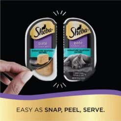 Sheba Perfect Portions Seafood Pate Variety Pack Grain-Free Adult Wet Cat Food Trays -Wellness Sales 140273 PT3. AC SS1800 V1626816418