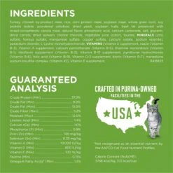 Purina ONE +Plus Indoor Advantage With Real Turkey Natural Adult Dry Cat Food -Wellness Sales 140297 PT5. AC SS1800 V1677528974