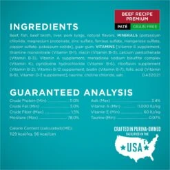 Purina ONE Grain-Free Variety Pack Natural High Protein Canned Cat Food, 3-oz, Case Of 24 -Wellness Sales 140462 PT5. AC SS1800 V1653509487