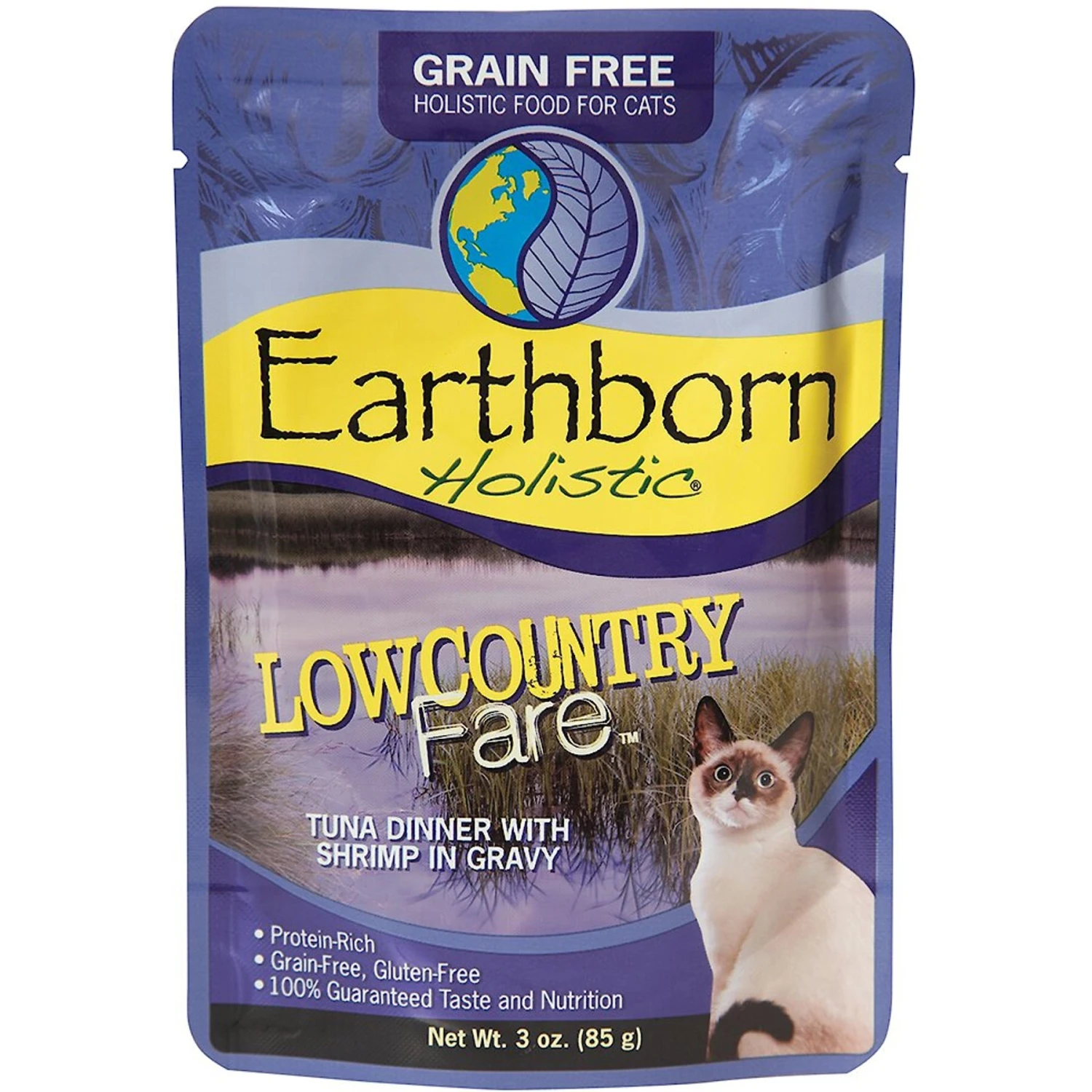 Earthborn Holistic Lowcountry Fare Tuna Dinner With Shrimp In Gravy Grain-Free Cat Food 1 Earthborn Holistic Lowcountry Fare Tuna Dinner With Shrimp In Gravy Grain-Free Cat Food