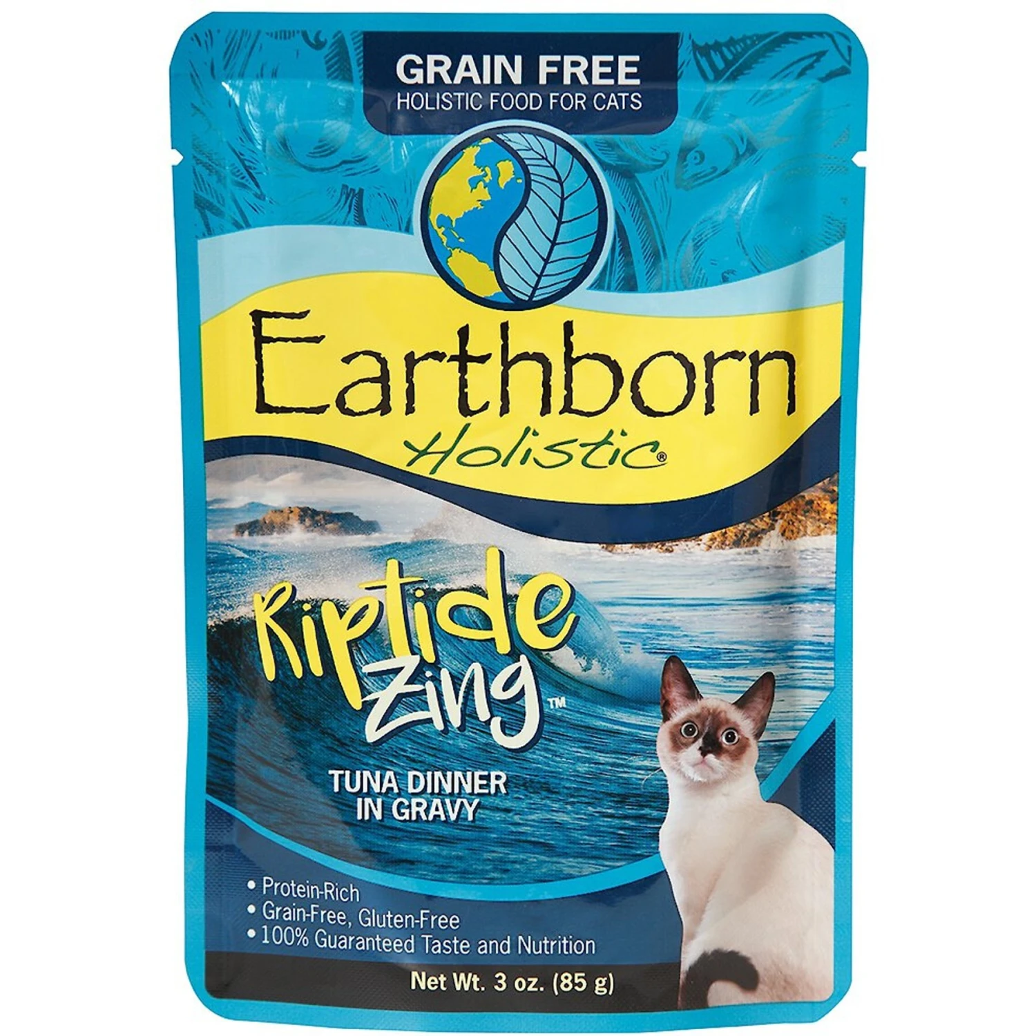 Earthborn Holistic Riptide Zing Tuna Dinner In Gravy Grain-Free Cat Food 1 Earthborn Holistic Riptide Zing Tuna Dinner In Gravy Grain-Free Cat Food