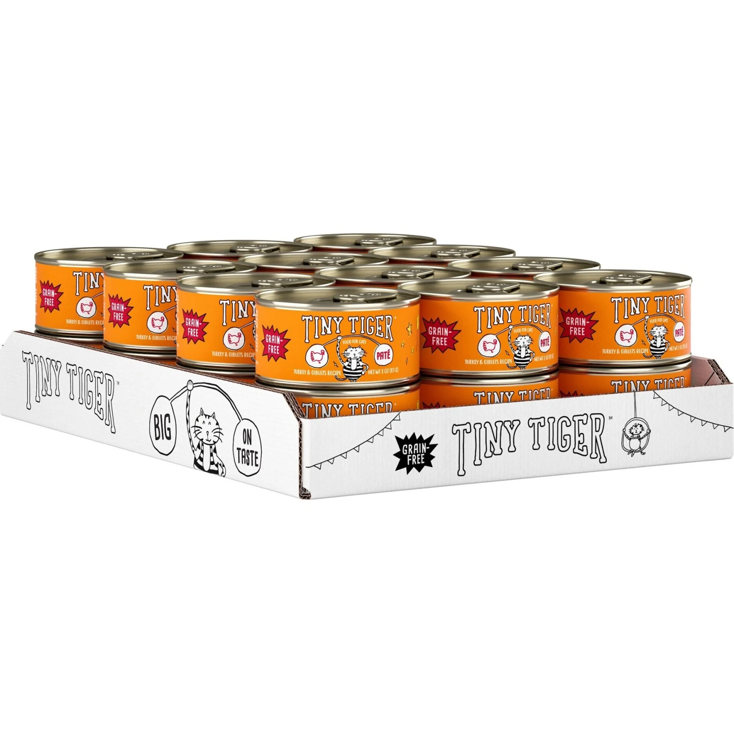 Tiny Tiger Pate Turkey & Giblets Recipe Grain-Free Canned Cat Food 2 Tiny Tiger Pate Turkey & Giblets Recipe Grain-Free Canned Cat Food - Image 2