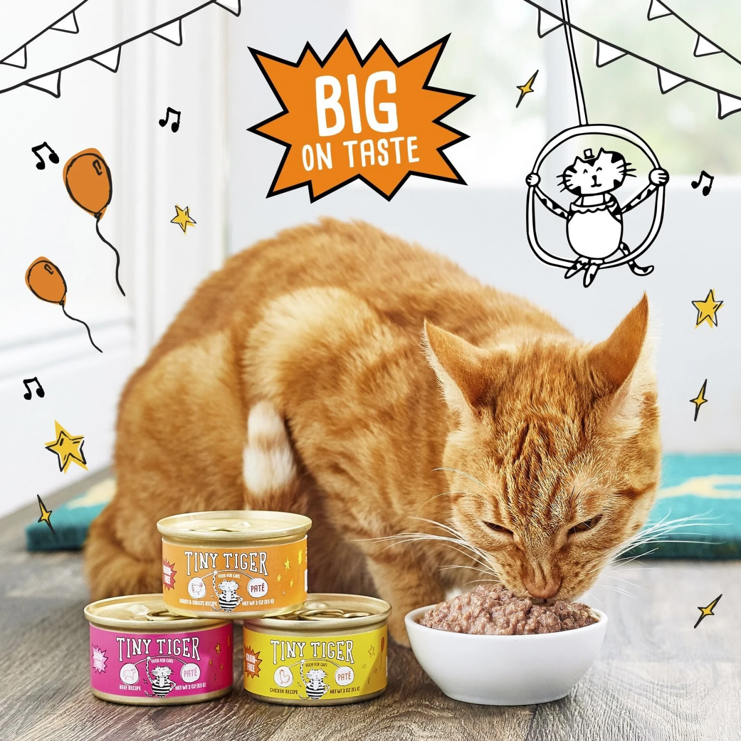 Tiny Tiger Pate Turkey & Giblets Recipe Grain-Free Canned Cat Food 5 Tiny Tiger Pate Turkey & Giblets Recipe Grain-Free Canned Cat Food - Image 5
